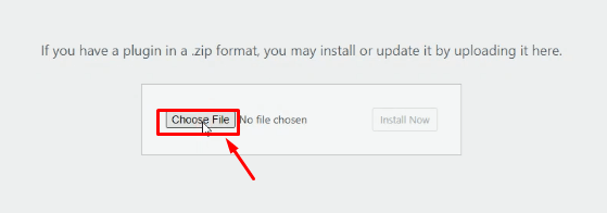 Choose the plugin file