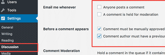 Comment moderation