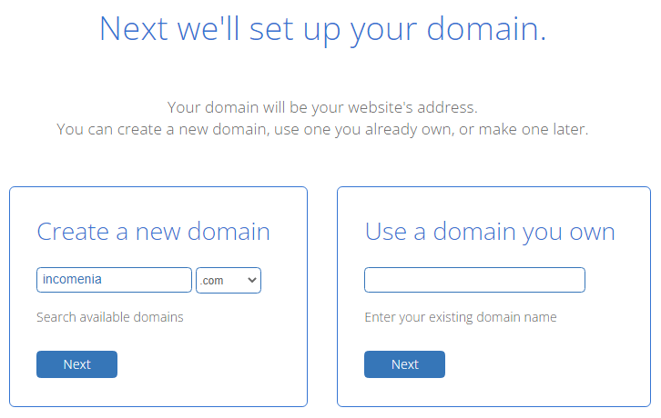 register a new domain name