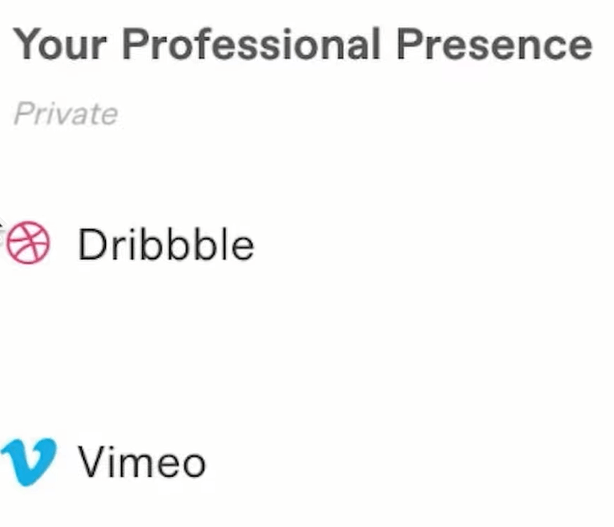 Add your Professional Presence