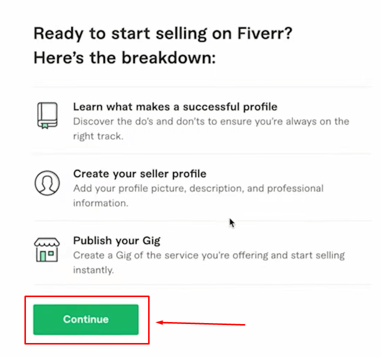 Start Selling on Fiverr